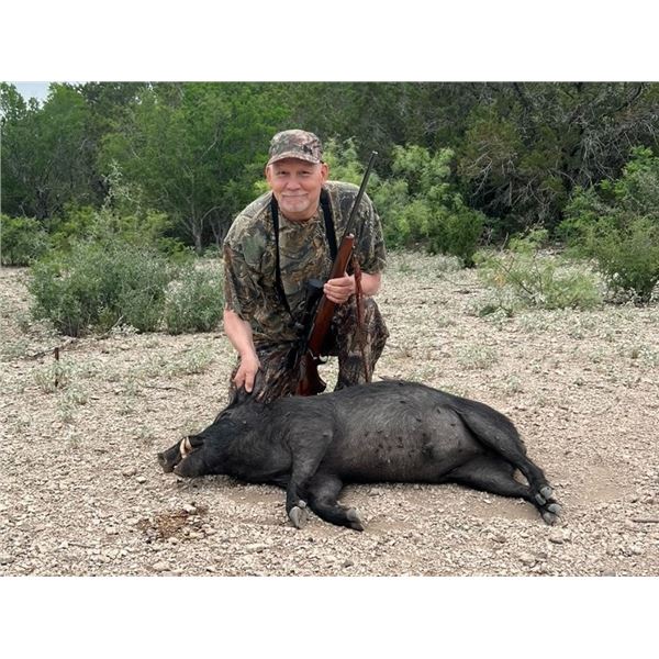 2-Day Hog Hunt in Texas for 2 Hunters at Trash Rack Ranch