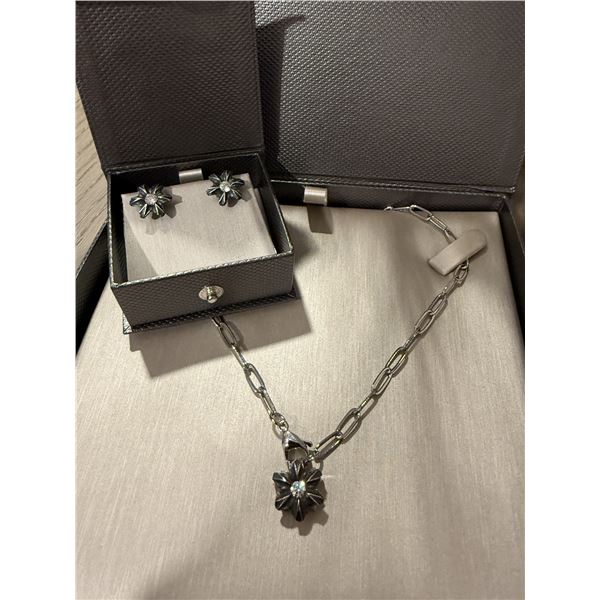 Bullet & Bloom - Expanded Bullet Jewelry Set Necklace and Earrings