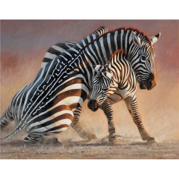 LA04 – Cynthie Fisher - “Patterns of Play” Framed 22” by 28" Ori