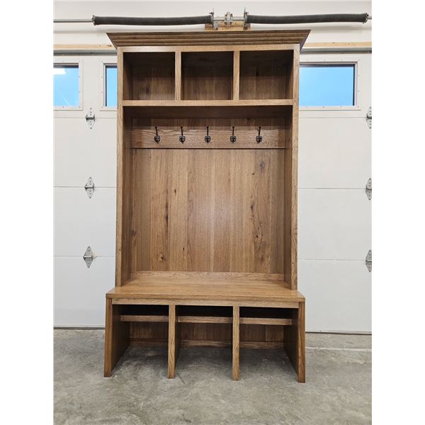 LA35 – Derek Tabacco – Rustic Hickory Hall Tree