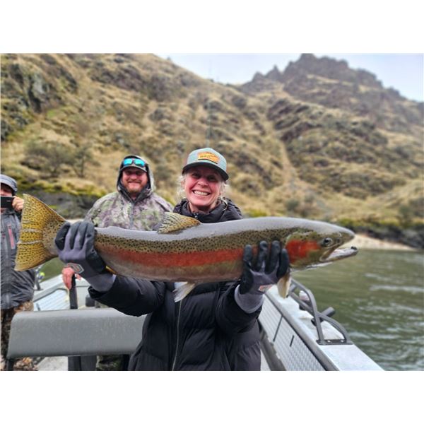1 Day Private Fishing for 4 with 2 nights lodging on the Salmon or Snake River with Hammer Down
