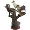 Image 3 : Wildlife in Bronze by James Stafford 'Grand Slam' - Artists Proof donated by Stan Potts