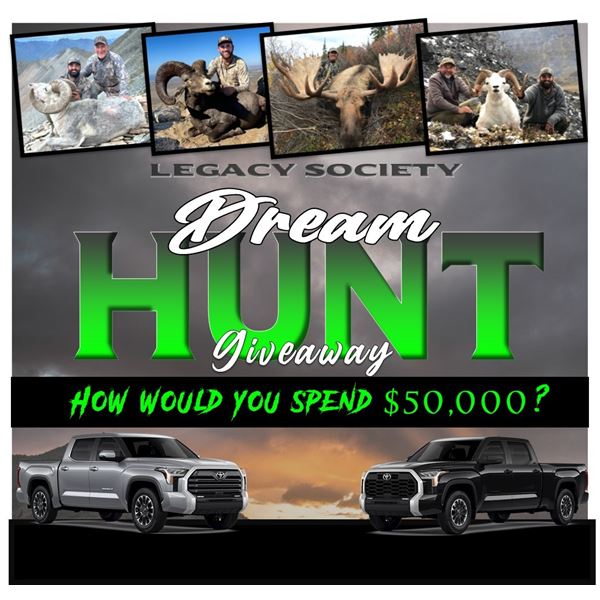 $50,000 DREAM GIVEAWAY