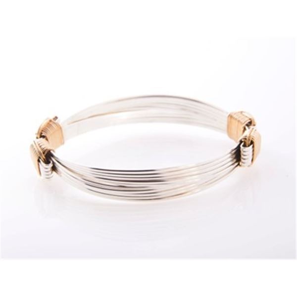 Two-Tone 5- Strand Women’s Bracelet From Safari Jewelry