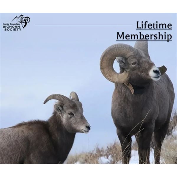 Rocky Mountain Bighorn Society Life Membership