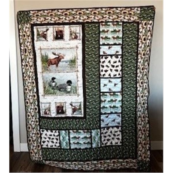 Handmade Wildlife Quilt