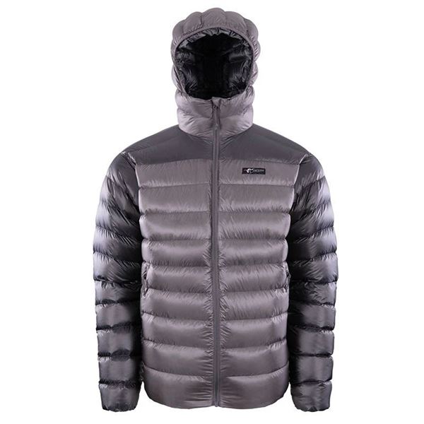 Stone Glacier Grumman Down Jacket, Granite Grey, Size Large