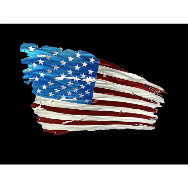 John Etten/Heritage Collectibles Metal American Flag