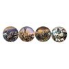 Image 1 : Set of four limited edition plates by Trevor Swanson produced by the Danbury Mint