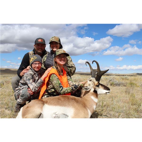 Wyoming Resident Youth Pronghorn Hunt and Trout Fishing Adventure
