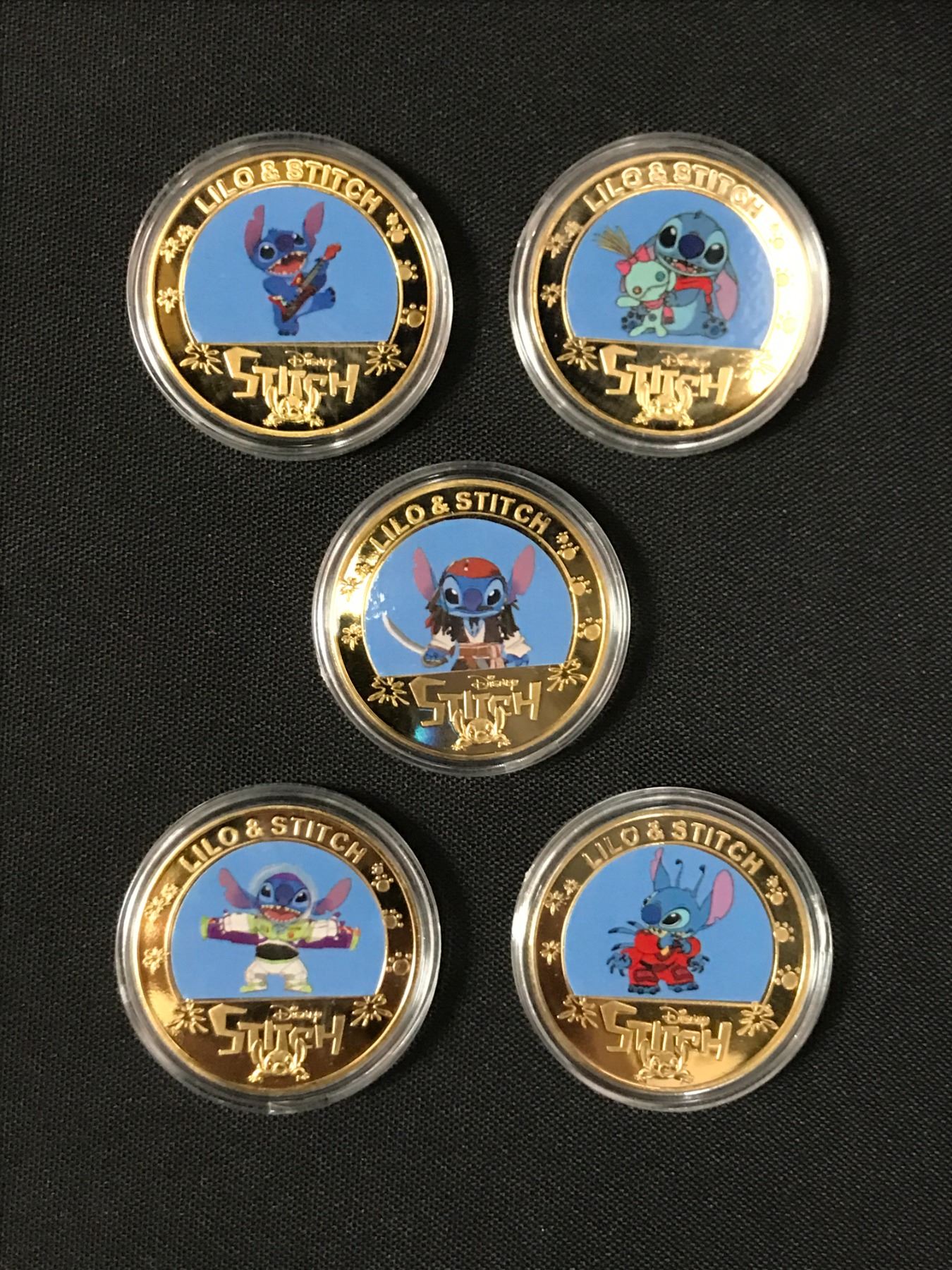 Lilo Coin LOT OF LILO AND STITCH COMMEMORATIVE COINS