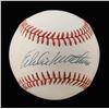 Image 1 : EDDIE MATTHEWS SIGNED BASEBALL (PSA COA)