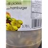 Image 2 : Supreme Hamburger Sliced Dill Pickles – 3.78 L Jar