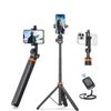Image 1 : EUCOS 62-Inch Extendable Phone Tripod With Remote for iPhone/Android