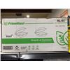 Image 2 : PrimeWare HL-93 Hinged Lid Container, 3-Section, 9 x 9 x 3.19 Inches