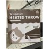 Image 2 : Templewet Heated Blanket Electric Throw 50″ x 60″ -Heated Throw Blanket with 5 Hea