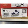 Image 2 : Puma Rebound V6 Mid AC+ Inf Kids Shoes, Navy-White-Silver, US 9C
