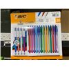 Image 2 : 30 Count BIC Cristal 4-Color Pens and Brite Liner Highlighters 30 Count