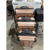 Image 2 : Ben Sherman Unisex-Adult Luggage Nottingham 3 Piece Hardside Spinner Luggage Set, 3-Piece Set (20[x=