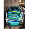 Image 2 : Tommy Bahama Striped Folding Beach Chair with Built-in Cup Holder