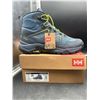 Image 2 : Helly Hansen Cascade Mid HT Hiking Boots, Men’s Size 10, Alpine Frost/Washed Navy
