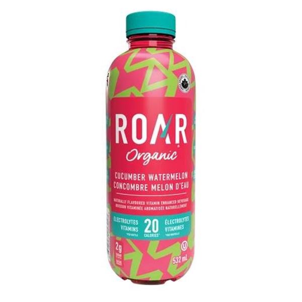 11 ROAR Organic Cucumber Watermelon 532mL Beverages