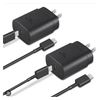 Image 1 : Samsung 25W USB-C Power Adapter With Charging Cables – Set of 2
