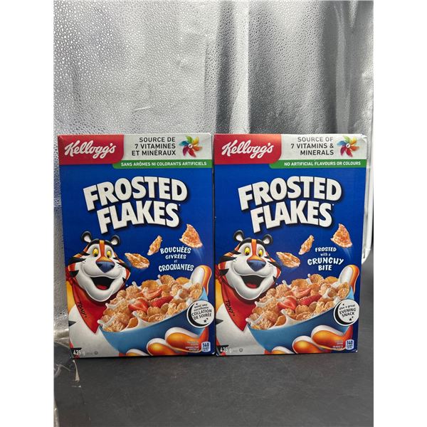 Kellogg’s Frosted Flakes Cereal, 2 Pack, 425g Each