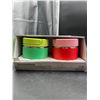 Image 2 : ThermoFlask 20 oz Double Wall Insulated Food Jar, 2-Pack, Raspberry + Candy Pink/Shamrock + Citron