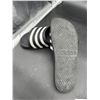 Image 2 : Adidas Adilette Comfort Slides in Black and White, Size 12