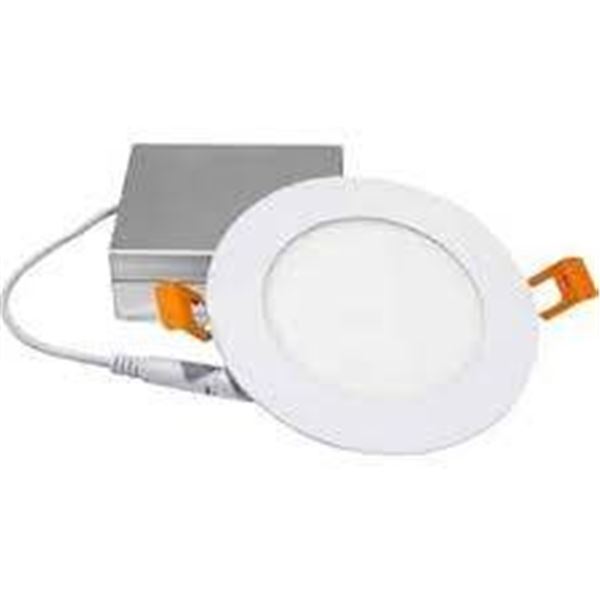 Amico 4 Inch Slim Panel LED Recessed Light, Contractor Bulk Pack (16 Pack)