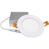 Image 1 : Amico 4 Inch Slim Panel LED Recessed Light, Contractor Bulk Pack (16 Pack)