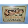 Image 1 : Spartan Brand Aspirin retro style advertising sign