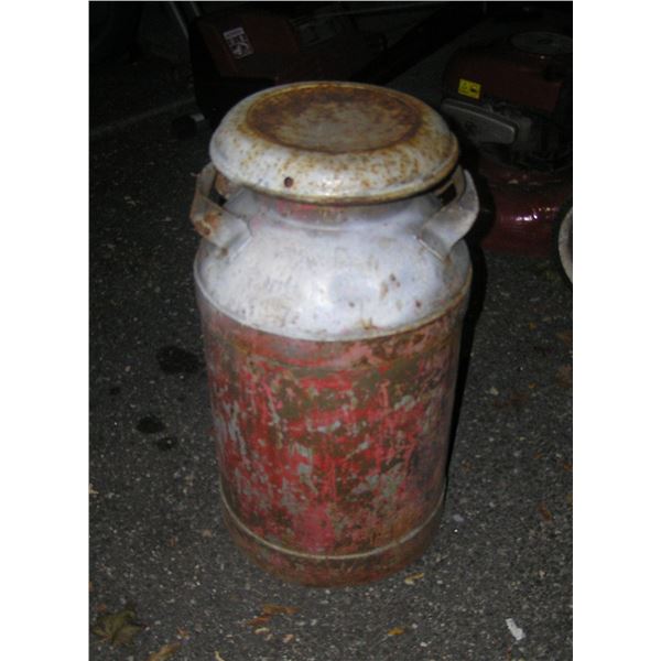 Antique milk can circa 1920s