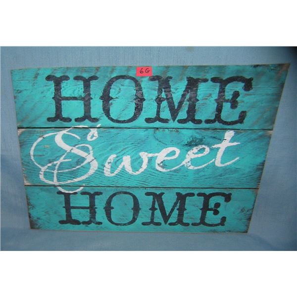 HOME SWEET HOME retro style advertising sign