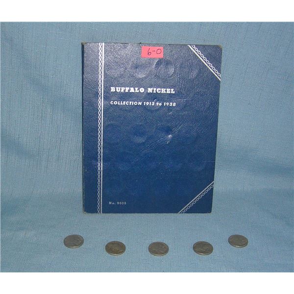 Buffalo nickle collection with booklet