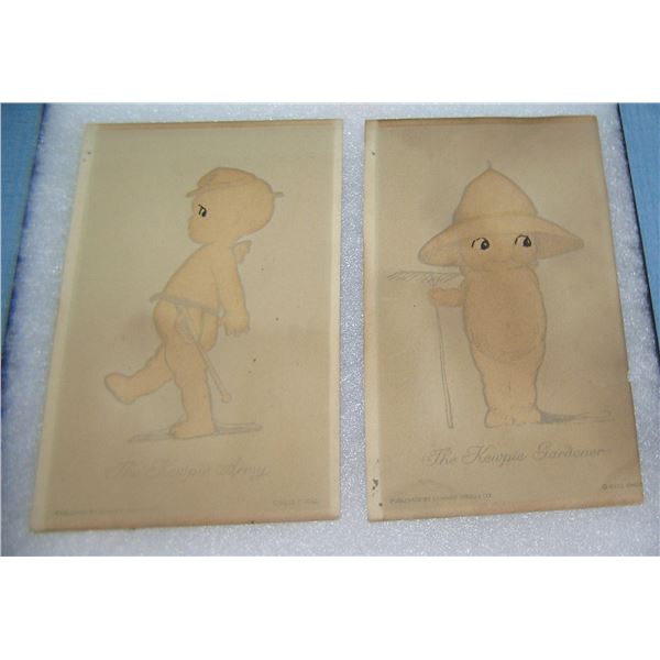Pair of 1930's Rose O'Neill Kewpie doll post cards