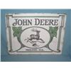Image 1 : John Deere tractor retro style advertising sign printed on PVC hard board12x16