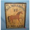 Image 1 : Six Mile House by J. Miller retro style advertising sign