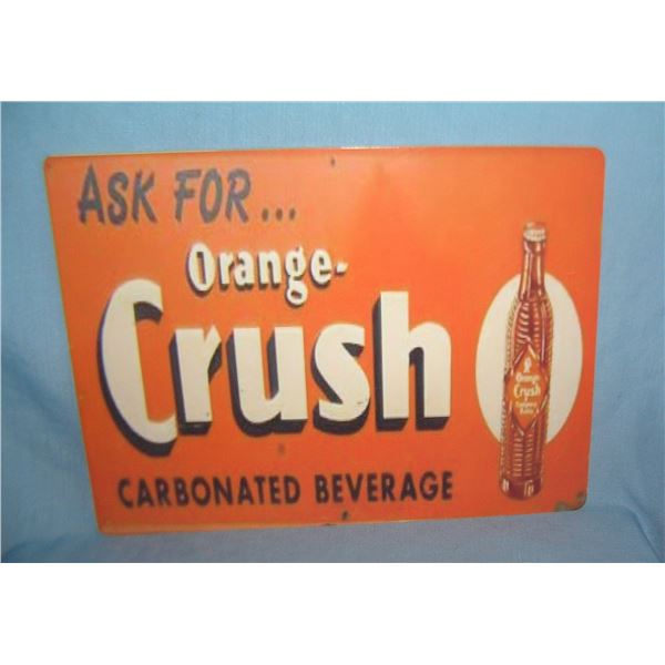 Orange Crush retro style advertising sign