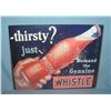 Image 1 : Whistle Soda retro style advertising sign