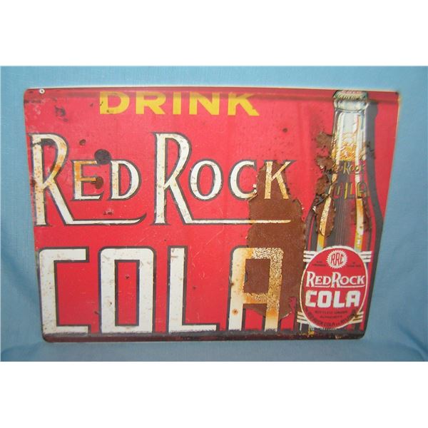 Drink Red Rock Cola retro style advertising sign