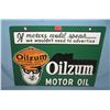 Image 1 : Oilzum Motor Oil retro style advertising sign