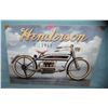 Image 1 : Henderson Motorcycle retro advertising sign
