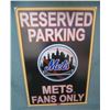 Image 1 : Mets Fans Only retro style advertising sign