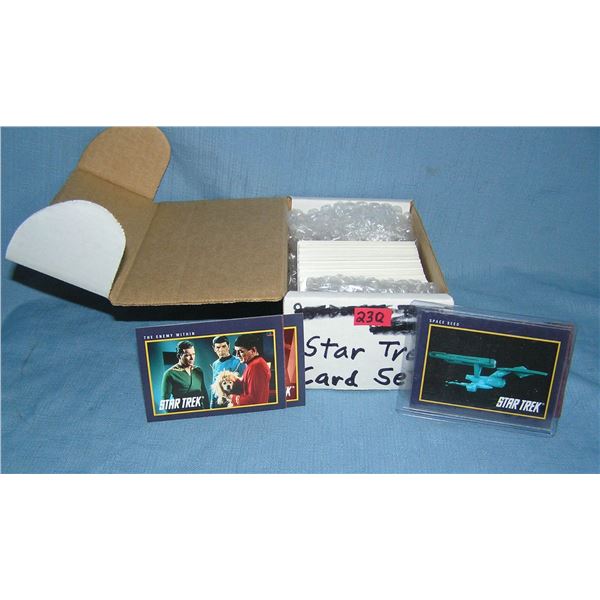 Star Trek collectors card set 160 cards