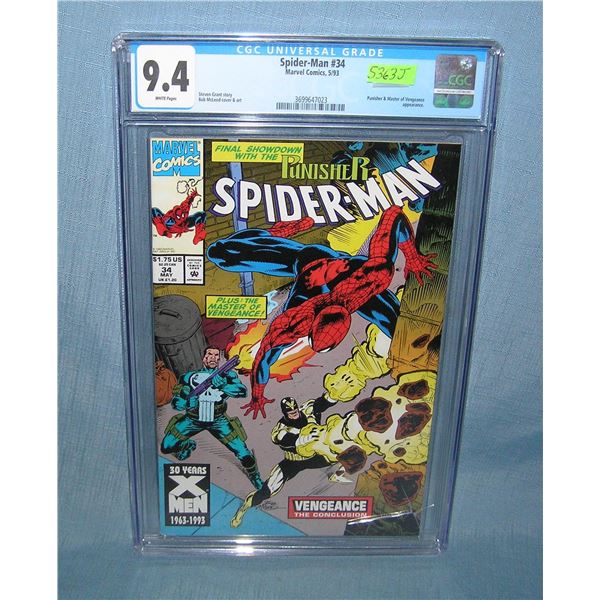 Spiderman number 34 final showdown with the punisher comic book