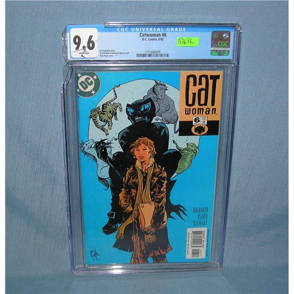 Cat Woman number 6 comic book graded 9.6