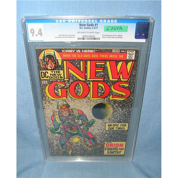 Graded New Gods number 1 first edition comic book