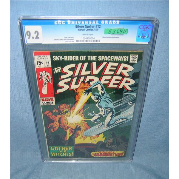 Graded Silver Surfer number 12 comic book